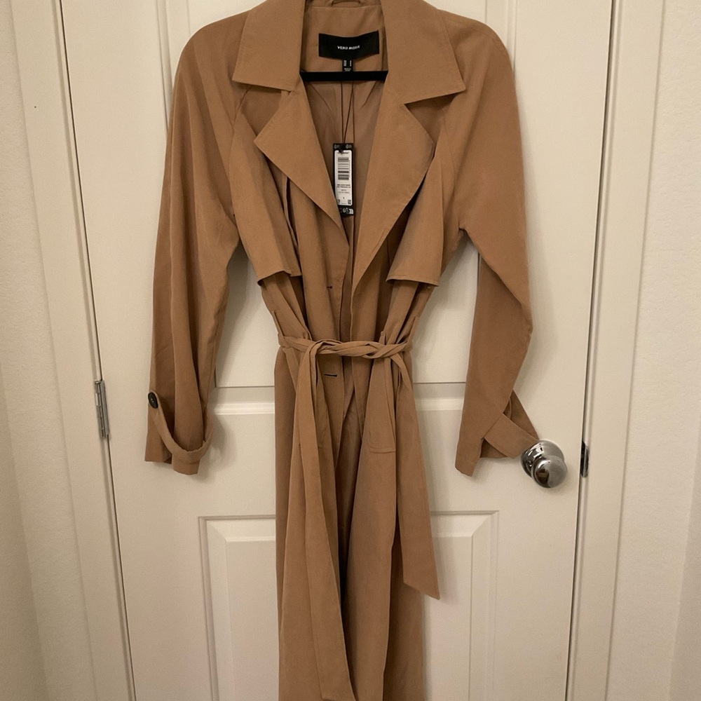 Vero Moda Camel Trench Coat
